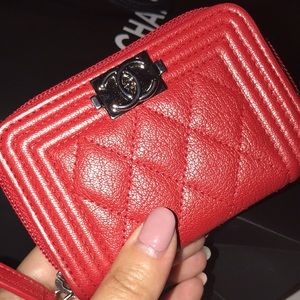 100% Authentic CHANEL Boy Coin Purse - Brand New
